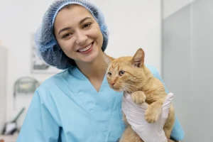 close-up-veterinarian-taking-care-pet close-up-veterinarian-taking-care-pet